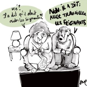 Emeline Grolleau Dessin Macron