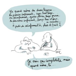 Emeline Grolleau Dessin complotiste