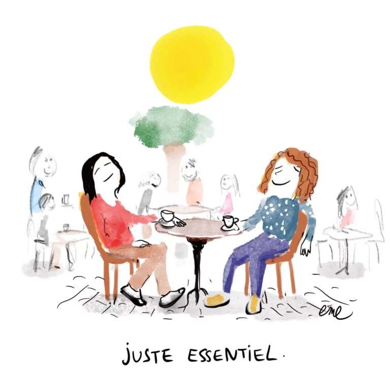 Emeline Grolleau Dessin terrasse