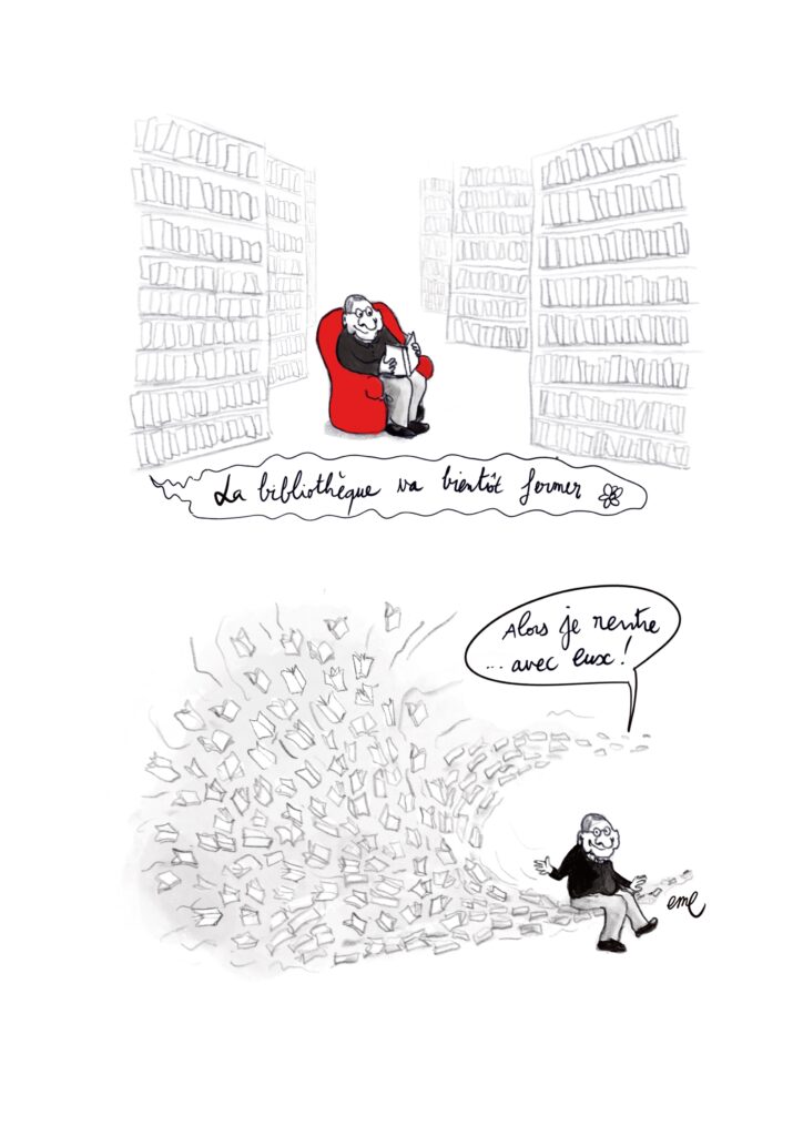Emeline Grolleau dessin les livres