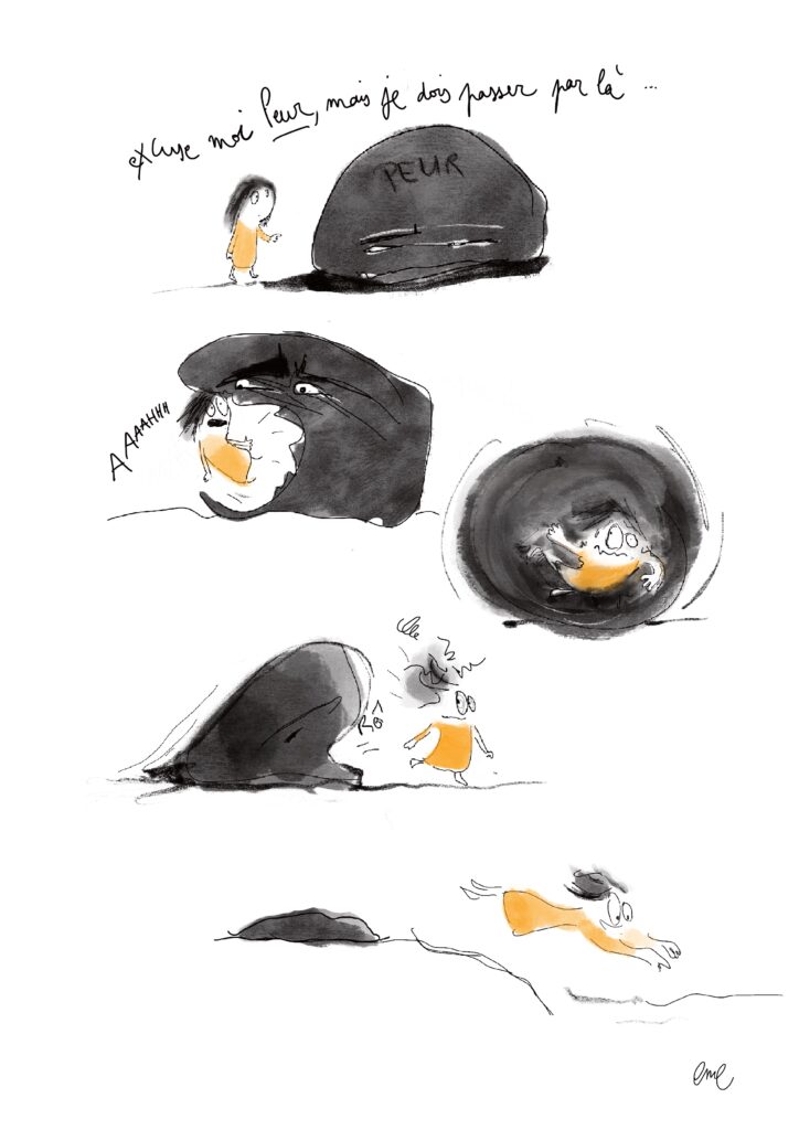 Emeline Grolleau dessin peurs