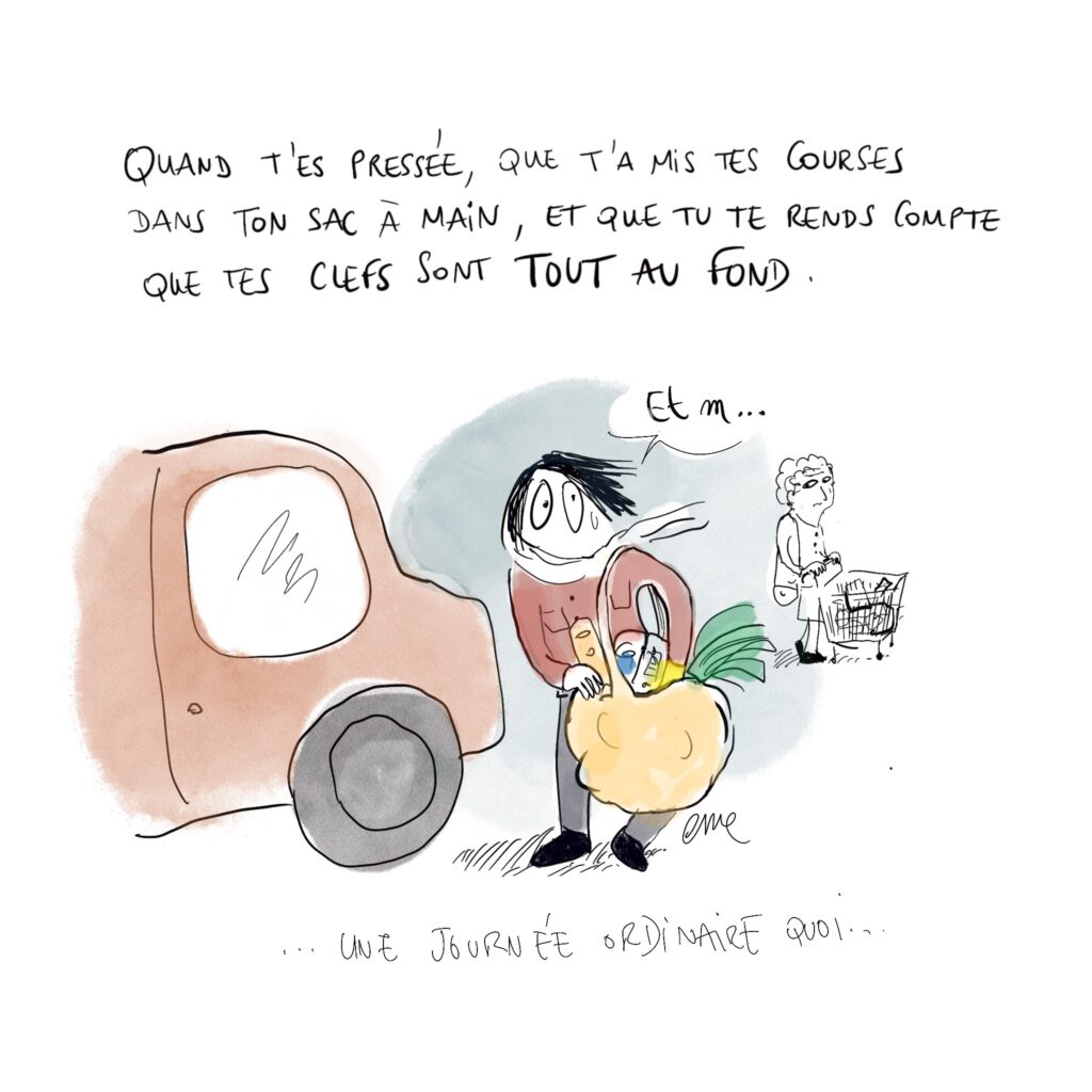 Emeline Grolleau dessin sac à main