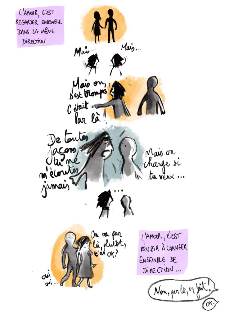 Emeline Grolleau dessin direction amour