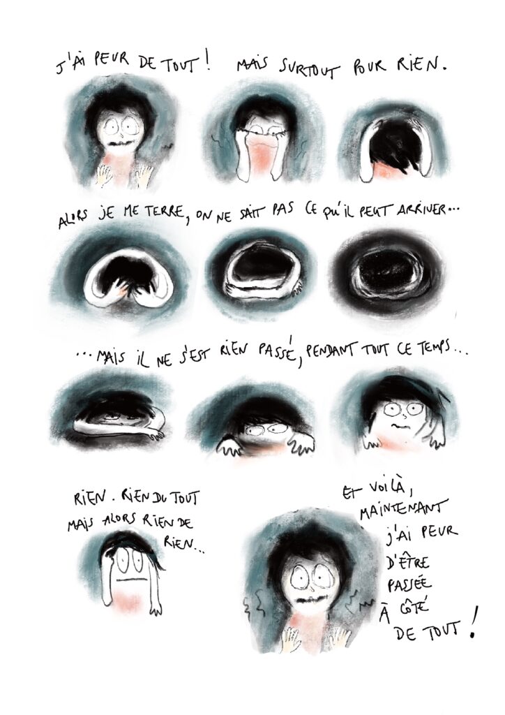 Emeline Grolleau dessin peurs