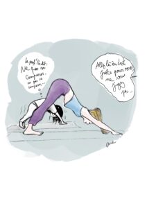 Emeline Grolleau dessin yoga