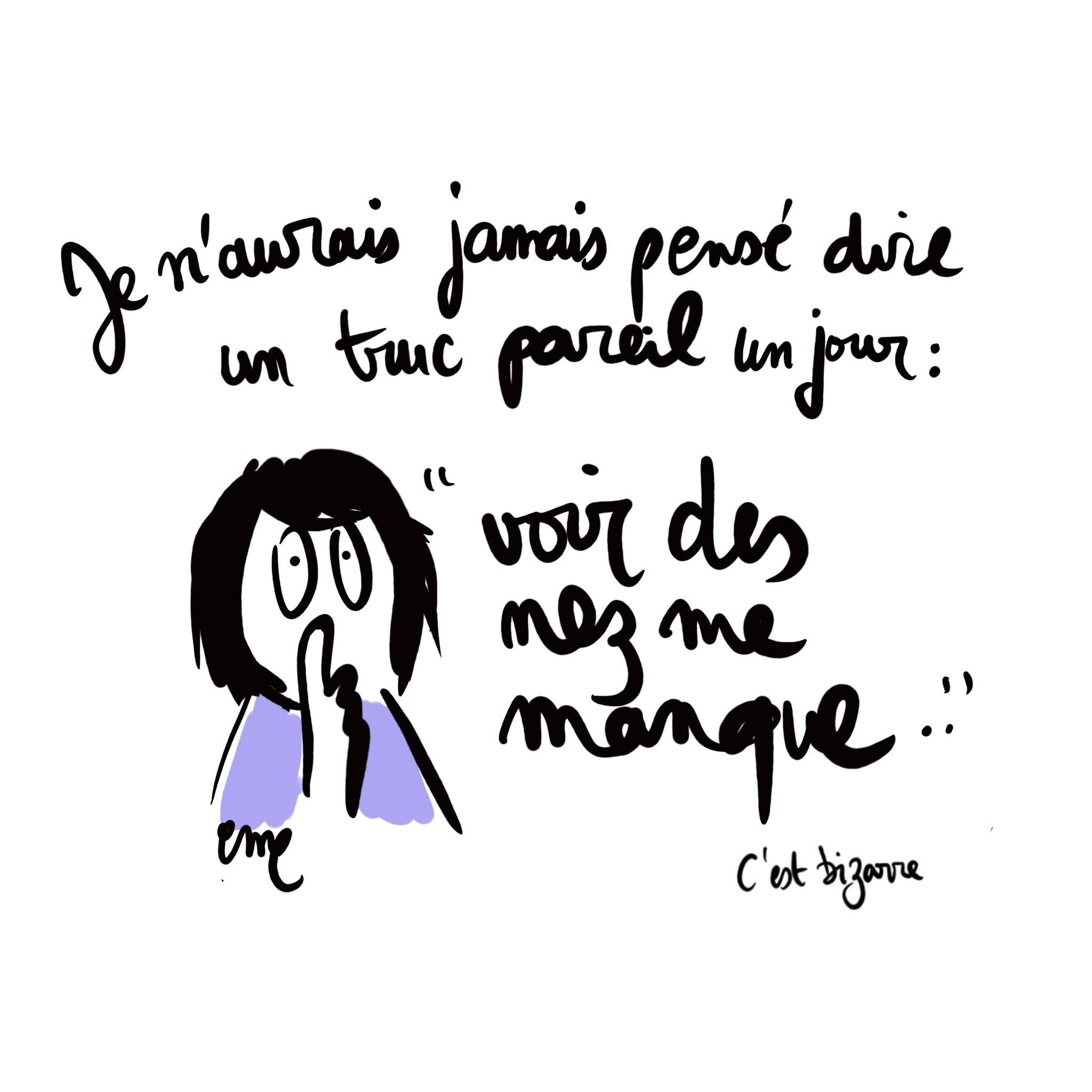 Emeline Grolleau dessin masques confinement covid