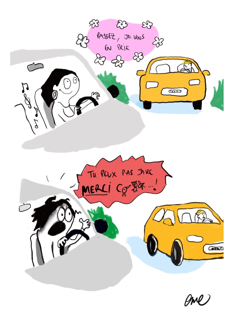 Emeline Grolleau dessin voiture