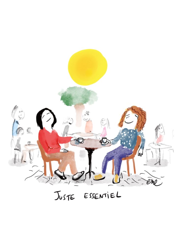 Emeline Grolleau dessin terrasse