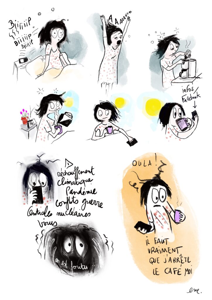 Emeline Grolleau dessin réseaux sociaux